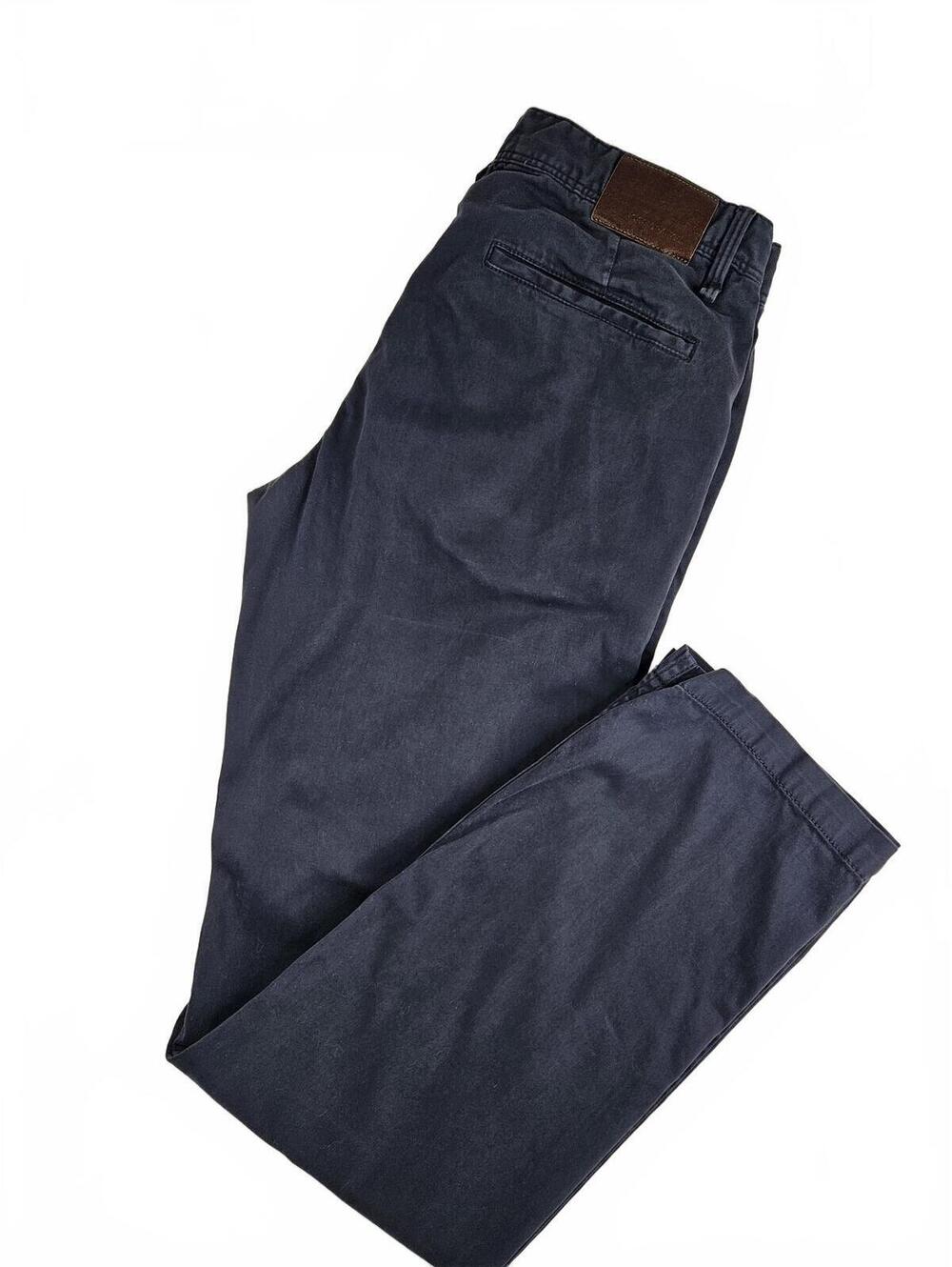 BOSS Orange Men's Dark Navy Chino Pants Size 33/32